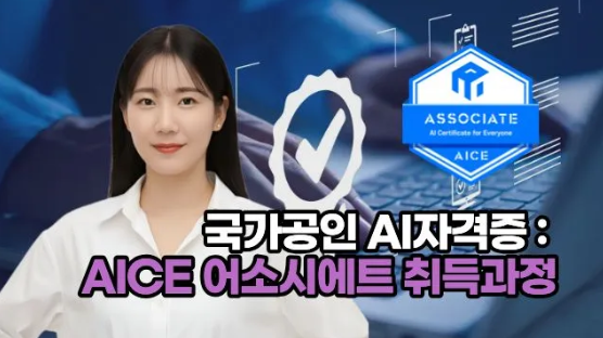 국가공인 AI자격증 AICE 어소시에이트 취득과정